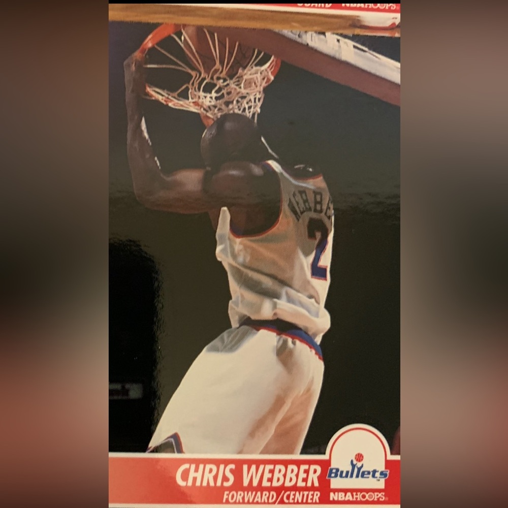 WASHINGTON BULLETS VINTAGE BASKETBALL CARD